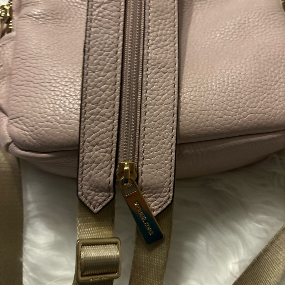 Michael Kors Blush Leather Backpack - Picture 3 of 11